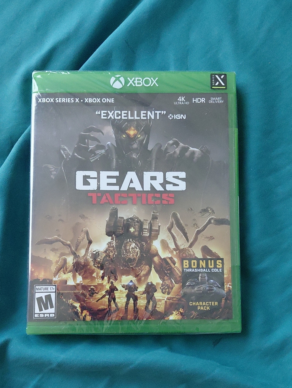 Xbox Gears Tactics - Green Xbox Case